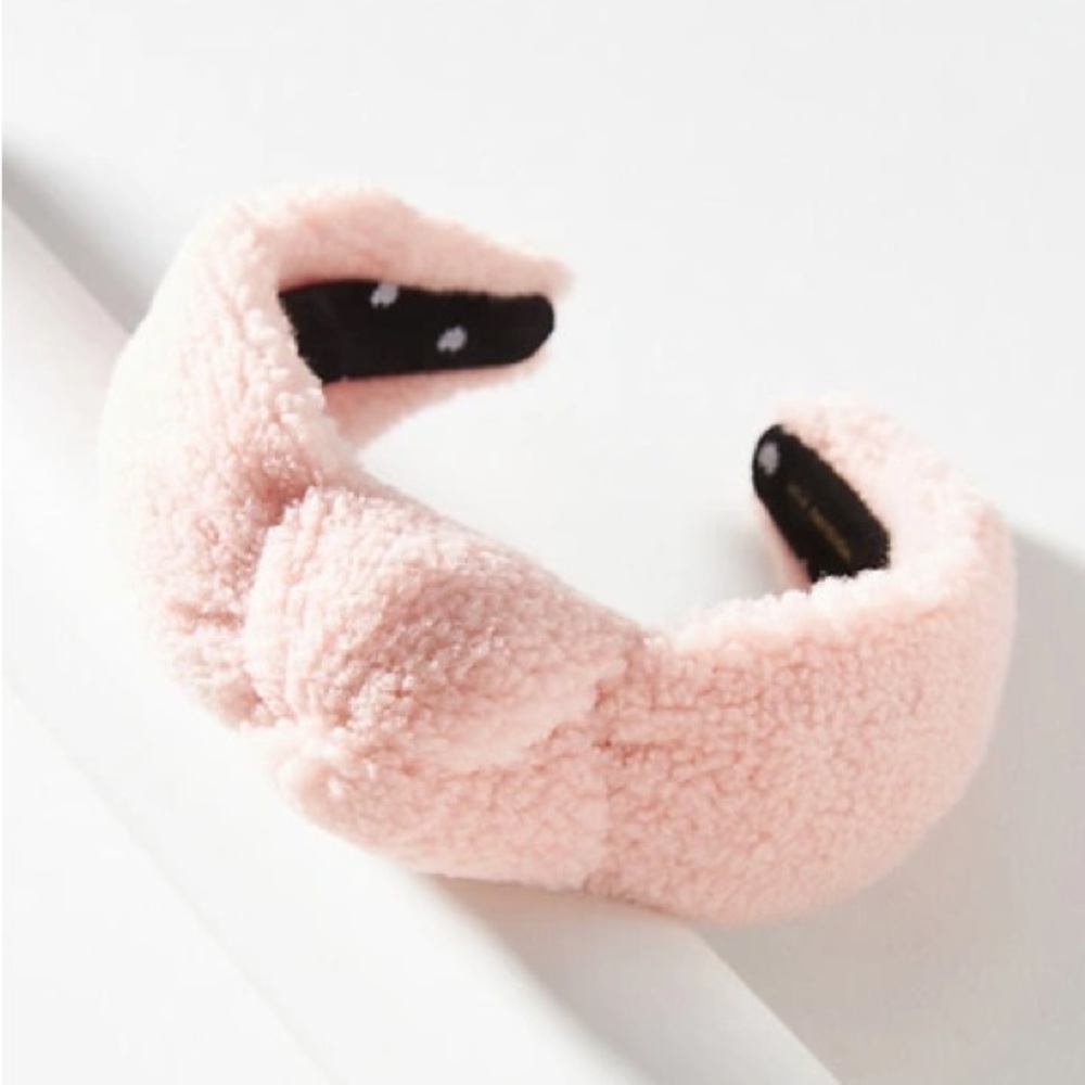Lele Sadoughi Blush Sherpa Headband